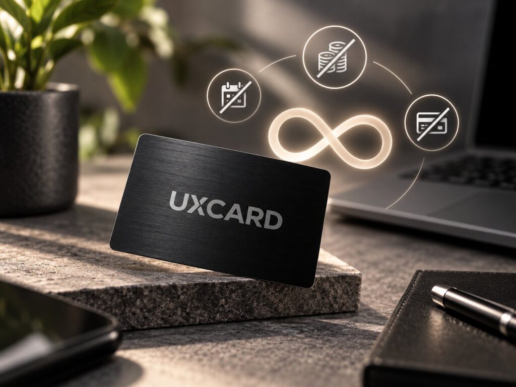 Carte de visite NFC sans abonnement : ce que « gratuit à vie » veut vraiment dire