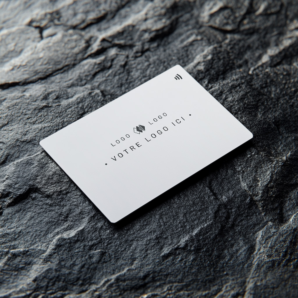 Carte de visite NFC en acier UXCard