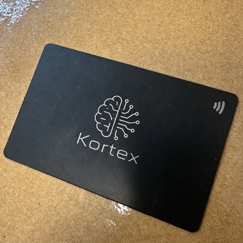 uxcard carte de visite metal nfc
